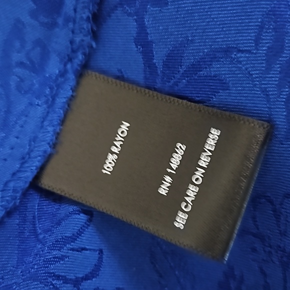 Torrid Blue Lace Trim Belted Jacket - Picture 10 of 10